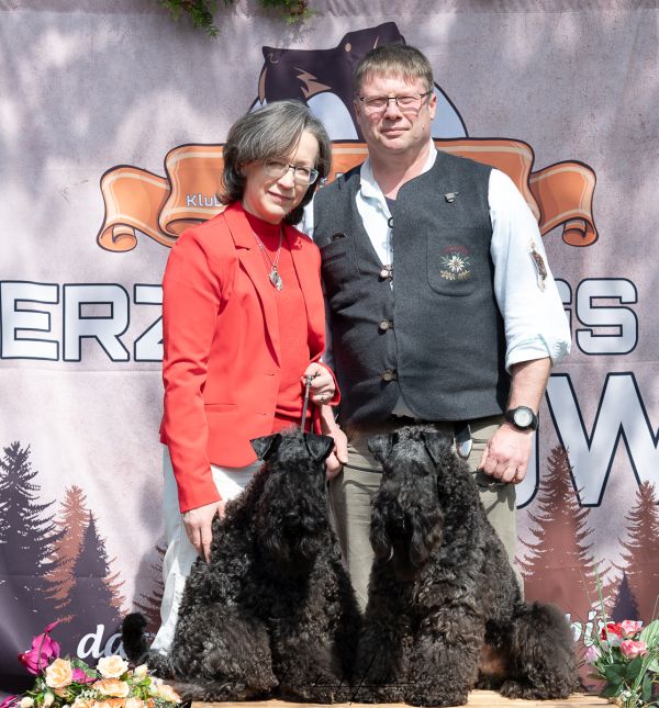 Ruta uns Gerd Hauke Kerry Blue Terrier von der ZusamAue